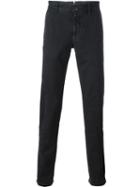 Incotex Slim Fit Trousers, Men's, Size: 32, Grey, Cotton/spandex/elastane