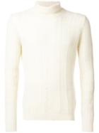 Nuur Fine Cable Knit Sweater - White