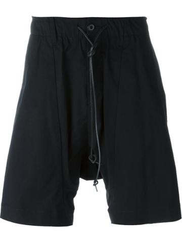 Attachment Drop-crotch Shorts