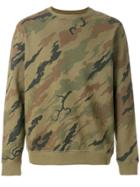 Maharishi Camouflage Embroidered Jumper - Green