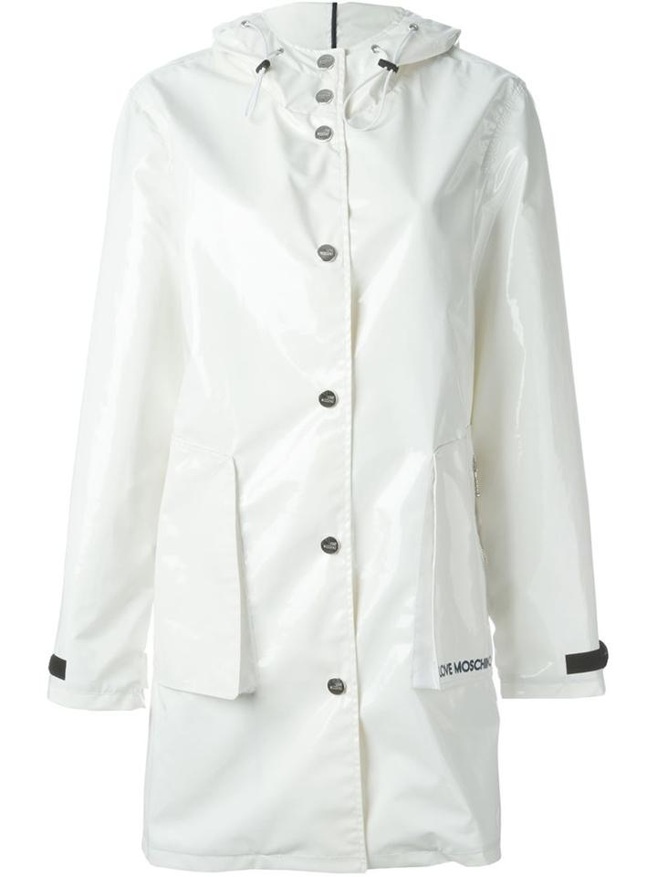 Love Moschino Hooded Raincoat