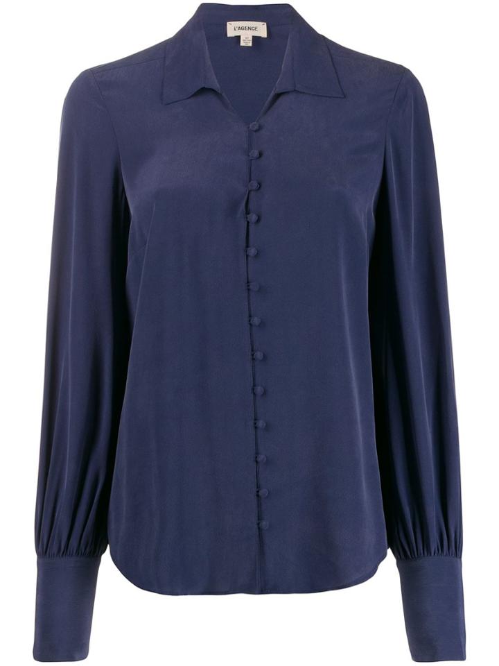 L'agence L'agence 4847cdc Navy Natural (other)->silk - Blue