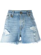 R13 Denim Shorts, Women's, Size: 27, Blue, Cotton