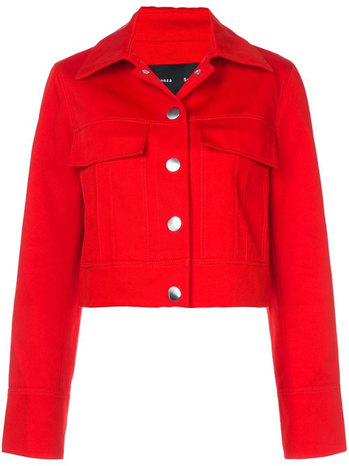 Proenza Schouler Twill Jacket - Red