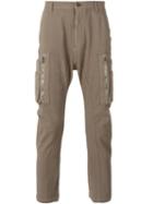Helmut Lang - Cargo Pocket Tapered Trousers - Men - Cotton/spandex/elastane - 33, Nude/neutrals, Cotton/spandex/elastane