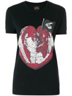 Vivienne Westwood Anglomania Heart World Print T-shirt - Unavailable