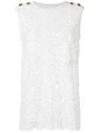 Greg Lauren Classic Fitted Blouse - Blue