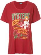 Hysteric Glamour Oversized Printed T-shirt - Red