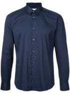 Estnation - Long-sleeve Shirt - Men - Cotton/nylon/polyurethane - M, Blue, Cotton/nylon/polyurethane