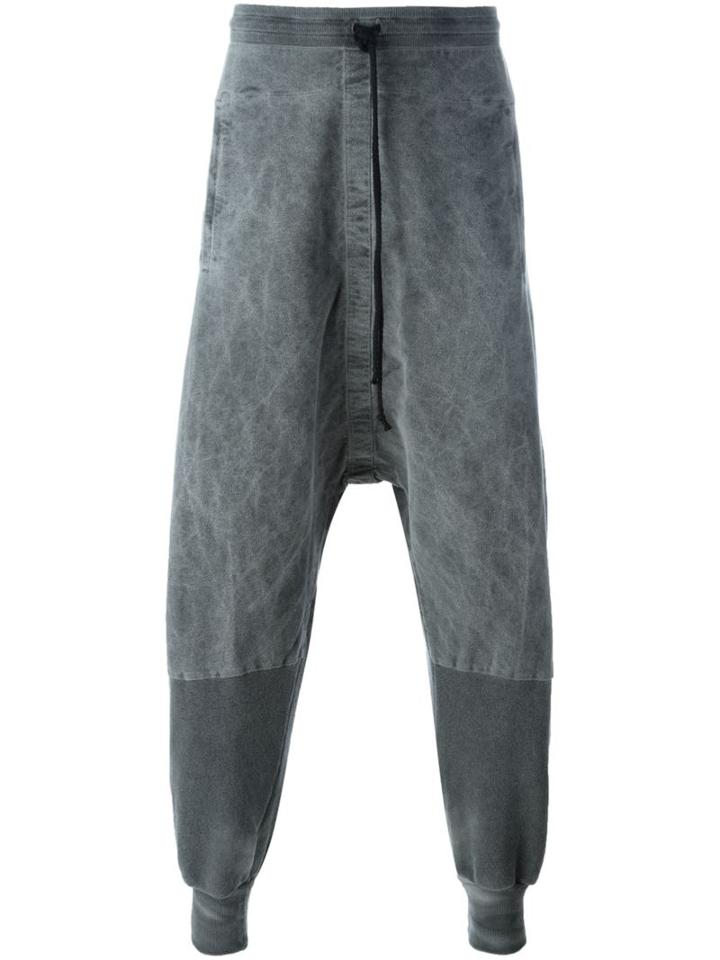 Lost & Found Rooms Washed Effect Drop-crotch Trousers