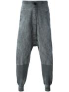 Lost & Found Rooms Washed Effect Drop-crotch Trousers