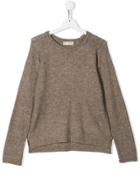 Anja Schwerbrock Teen Lulu Round Neck Sweater - Neutrals