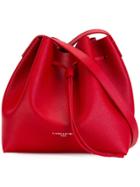 Lancaster Logo Print Shoulder Bag - Red