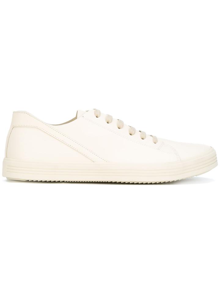 Rick Owens Lace Up Sneakers - White