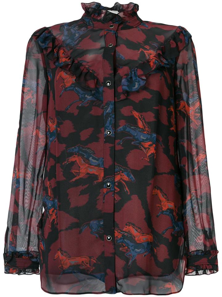 Coach Horse Printed Shirt - Red