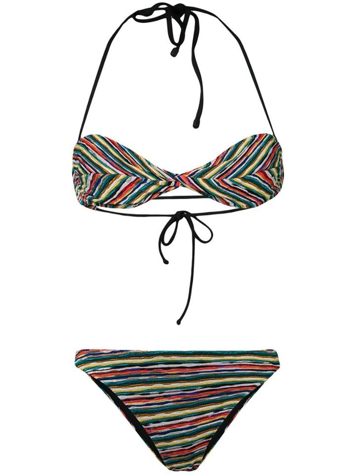 Missoni Mare Knitted Bikini Set - Black