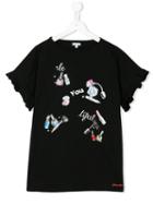 Simonetta Be-you-tiful T-shirt, Girl's, Size: 14 Yrs, Black