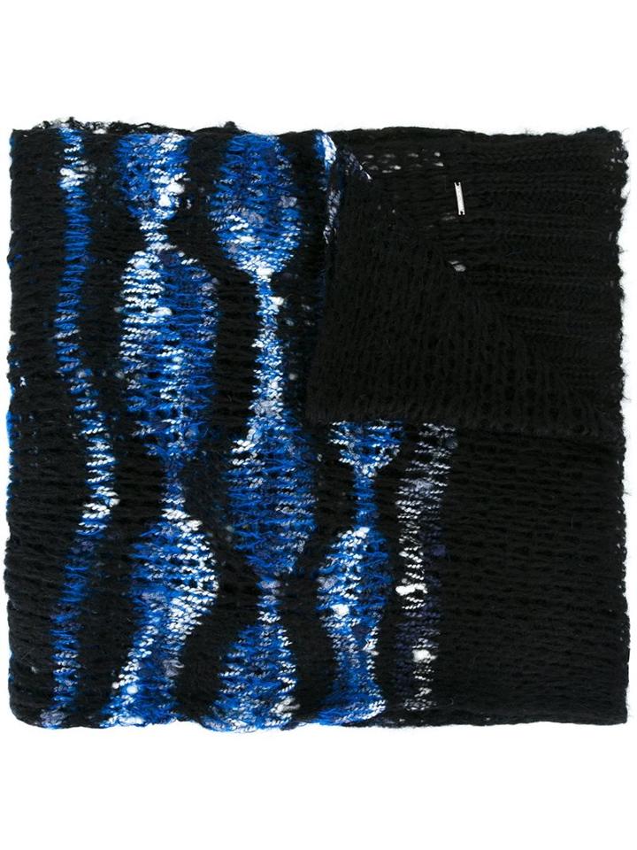Diesel 'm-krazy' Scarf, Adult Unisex, Black, Acrylic/nylon/mohair/wool