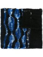 Diesel 'm-krazy' Scarf, Adult Unisex, Black, Acrylic/nylon/mohair/wool