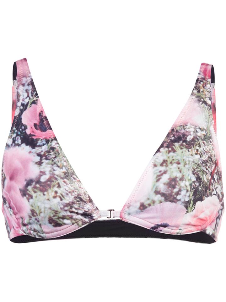 Fleur Du Mal Front Closure Bikini Top - Multicolour