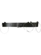 Area Di Barbara Bologna - 'circle' Belt - Women - Calf Leather/nickel - One Size, Women's, Black, Calf Leather/nickel