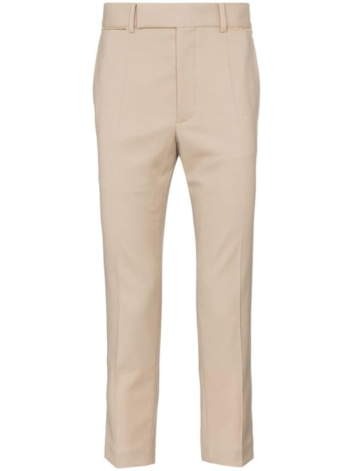 Haider Ackermann Tailored Wool Cropped Trousers - Neutrals