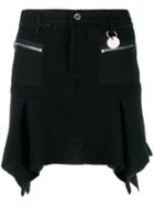 Diesel Deconstructed Mini Skirt - Black