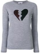 Bella Freud Heart Breaker Sweater - Grey