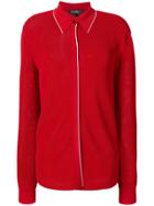 Salvatore Ferragamo Classic Collar Polo Jumper - Red