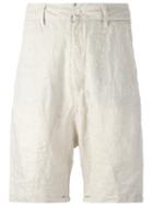 Poème Bohémien Drop-crotch Shorts, Size: 46, Nude/neutrals, Cotton/linen/flax
