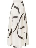 Zimmermann High-waisted Patterned Skirt - Nude & Neutrals