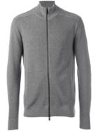 Michael Kors Zipped Cardigan, Men's, Size: Small, Grey, Cotton/polyester