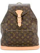 Louis Vuitton Vintage Montsouris Gm Backpack - Brown