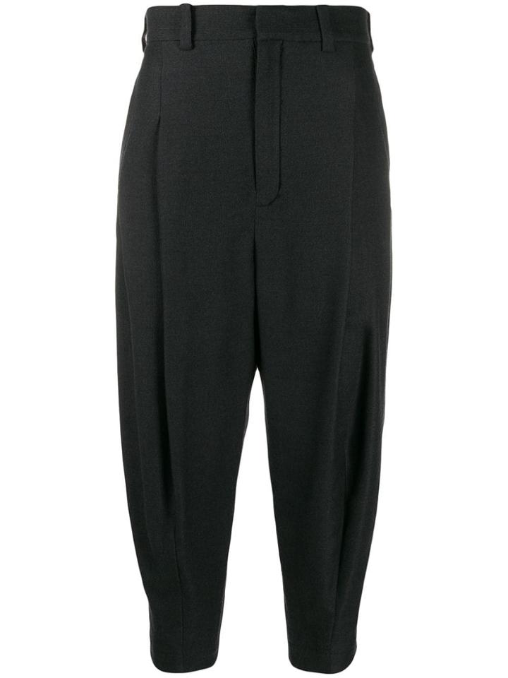 Devoa Cropped Trousers - Blue