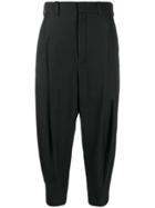 Devoa Cropped Trousers - Blue