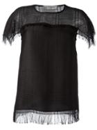 Sportmax Paraggi Blouse, Women's, Size: 42, Black, Polyester/triacetate/silk