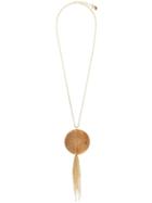 Rosantica Bambu Wood Necklace - Metallic