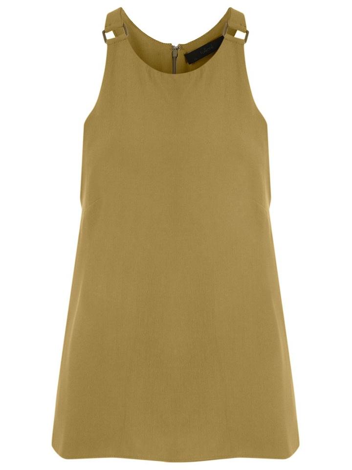 Talie Nk Buckle Details Top, Women's, Size: 36, Nude/neutrals, Acetate/viscose