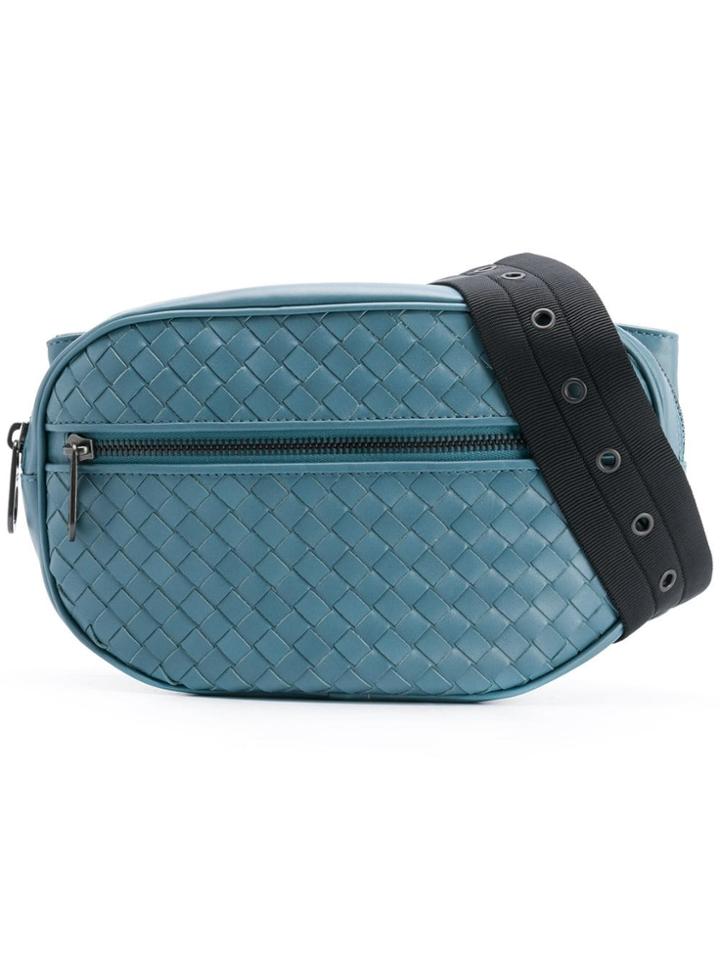 Bottega Veneta Intrecciato Belt Bag - Blue