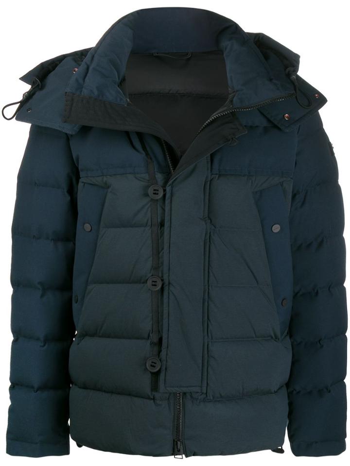 Peuterey Down Zipped Jacket - Blue