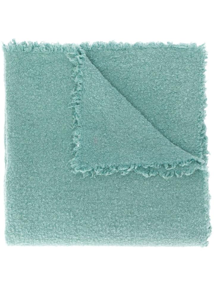 Faliero Sarti Flannel Scarf - Blue