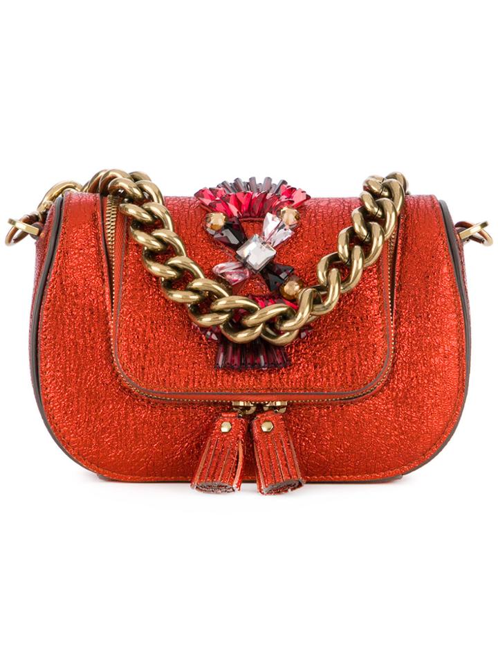 Anya Hindmarch Vere Mini Chain Satchel - Red