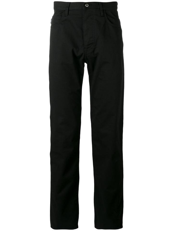 Armani Jeans Regular Fit Jeans, Men's, Size: 31, Black, Cotton/spandex/elastane