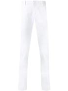 Dondup Turn Up Slim Trousers - White
