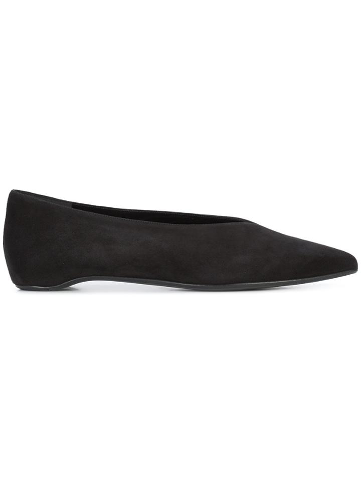 Pierre Hardy Pointed Ballerinas - Black