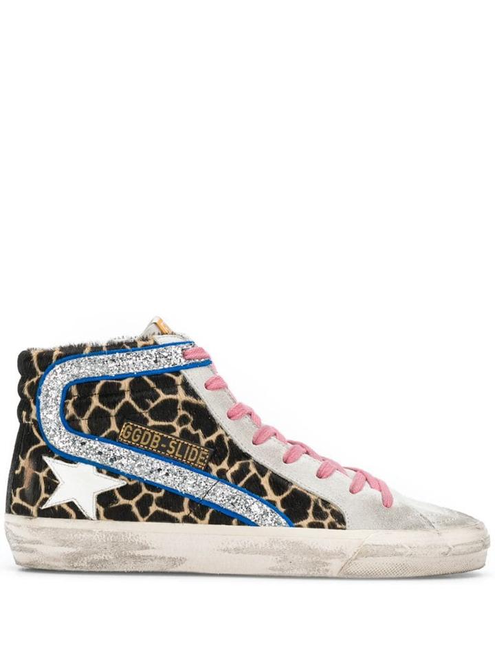 Golden Goose Classic Star High-top Sneakers - Grey