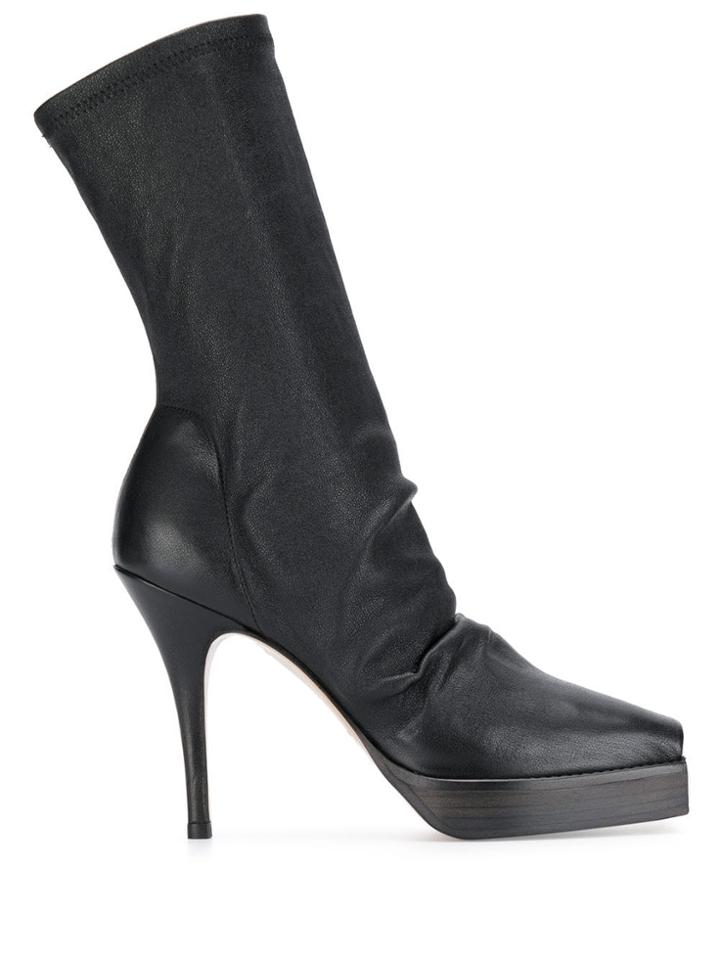 Rick Owens High Heeled Boots - Black