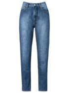 Amapô High Waist Straight Jeans - Blue
