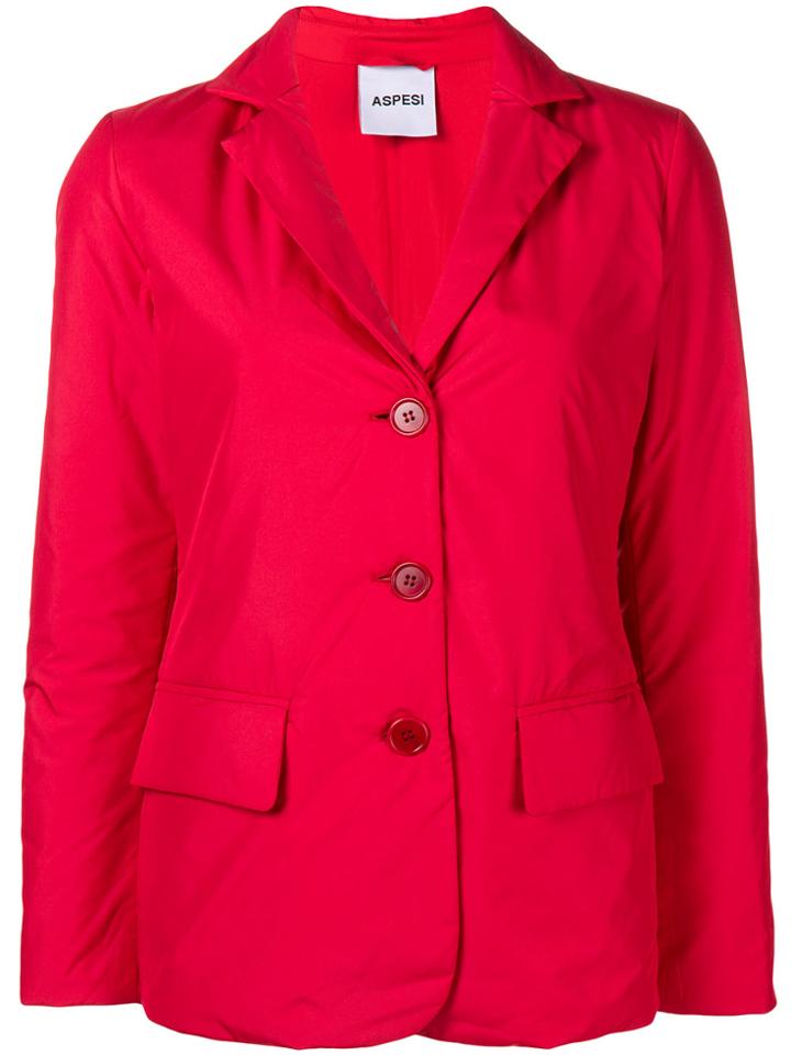 Aspesi Padded Blazer - Red