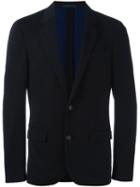 Lanvin Classic Soft Blazer, Men's, Size: 48, Blue, Spandex/elastane/cupro/wool